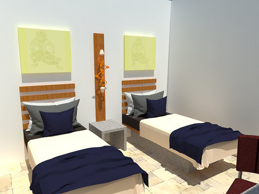 The Thirdfold Residence Siem Reap Eksteriør billede Twin beds