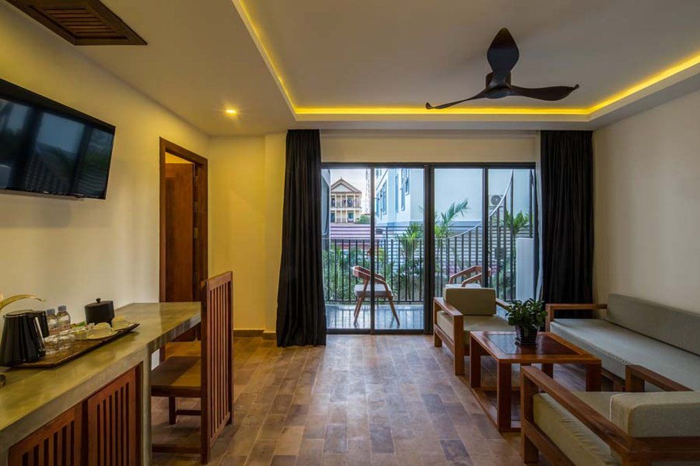 The Thirdfold Residence Siem Reap Eksteriør billede A suite at the hotel