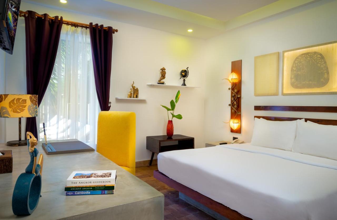 The Thirdfold Residence Siem Reap Eksteriør billede A room at the hotel